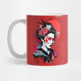 Japanese geisha girl Mug